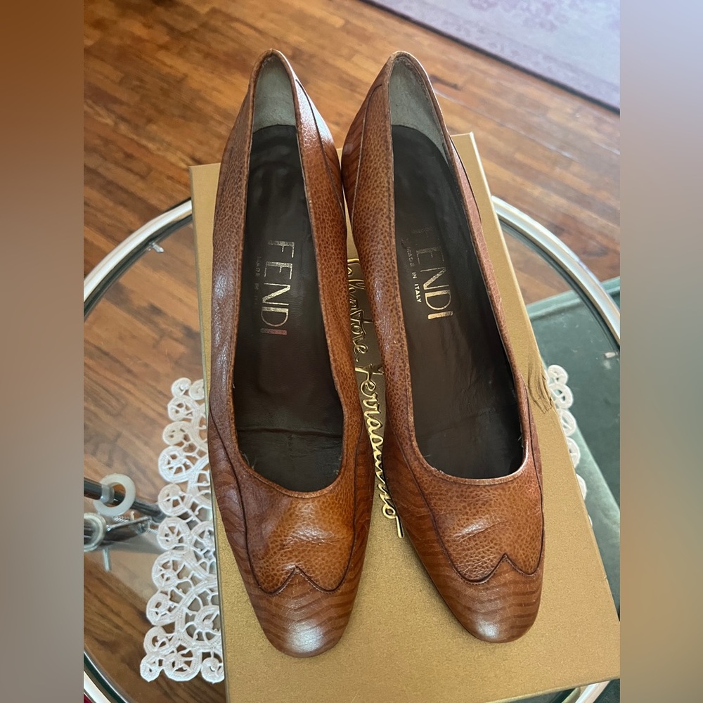 Vintage Fendi Kitten Heels